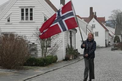 Moren til Peder Kongshaug prøver seg som flaggbærer