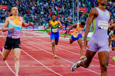 Alison dos Santos knuste Karsten Warholm på Bislett