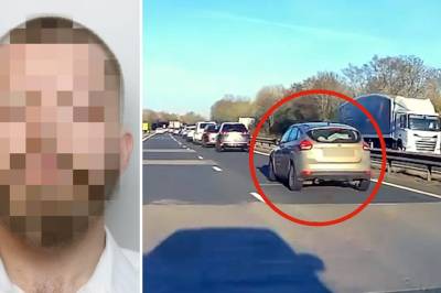 Pløyer inn i kø mens han gambler på mobilen