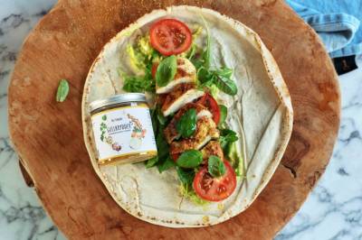 Kyllingwrap med guacamole