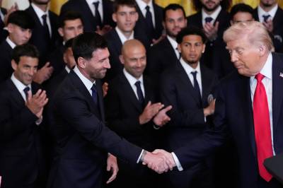 Messi møtte Trump – presidenten snakket om krigen og Pelé