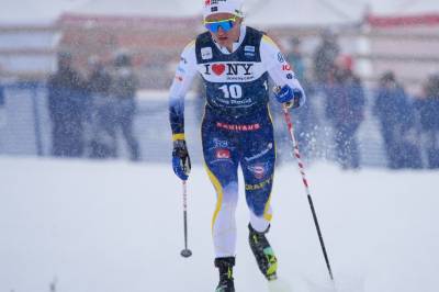 Heidi Weng på pallen i USA