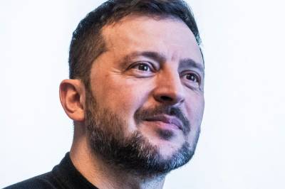 Ukrainas president Volodymyr Zelenskyj har landet i Norge