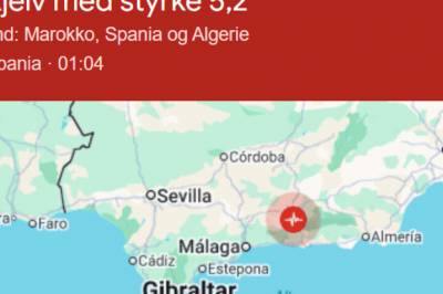 Jordskjelv rystet Spania: - Måtte holde meg fast
