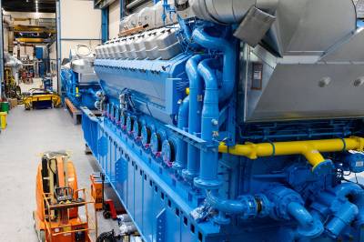 Bergen Engines: Motor på over 100 tonn gikk i bakken