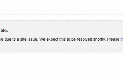 Facebook har problemer