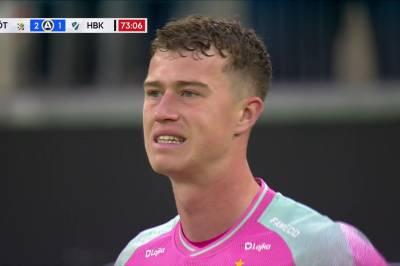 Rocco Ascone med mål mot IFK Göteborg