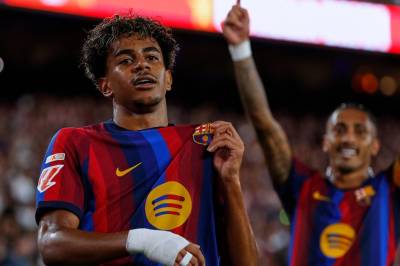 Tre tomålsscorere da Barcelona tok tabelltoppen