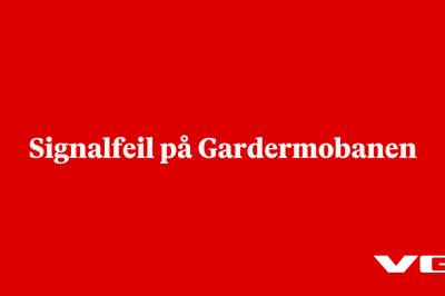 Signalfeil på Gardermobanen