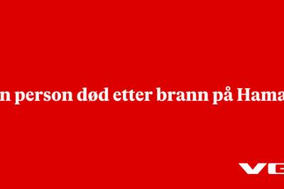 En person død etter brann på Hamar