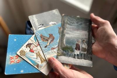 150 år gamle julekort blir ny historie