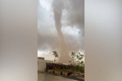 Sjøtornado i ferieparadis