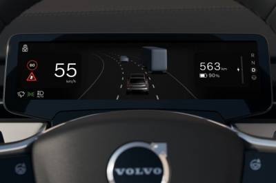 Smart Volvo-funksjon:  Varsler andre om fare