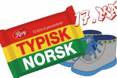 Spiller revy to ganger 17. mai