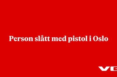 Person slått med pistol i Oslo