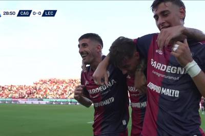 Daniel Maldini med mål mot Lecce