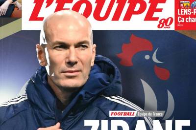 Zidane tilbake på forsiden av L'Équipe etter at nye rykter om hans neste trenerrolle er avslørt