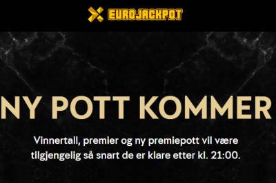 Eurojackpot-trekning forsinket grunnet tekniske problemer