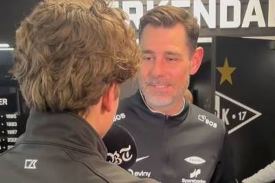 Freyr reagerer på nedrykksspørsmål