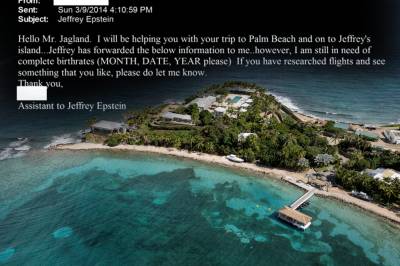 Nye Epstein-dokumenter: Jagland ville tilbringe elleve dager på Epsteins private øy