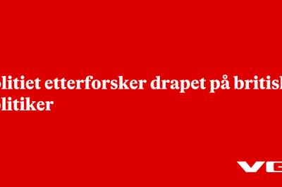 Politiet etterforsker drapet på Ann Widdecombe (78)