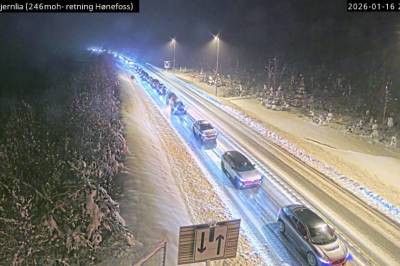 Her er det over 20 (!) kilometer med svært saktegående kø: – Mye frustrasjon