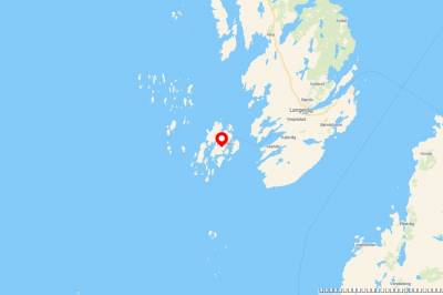 Brann i terreng  i Bømlo