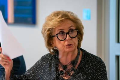 Trude Drevland på sykehus
