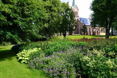 Staudesymfonien i Kirkeparken kåret til Sarpsborgs beste bygrep
