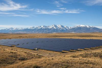 En kullgruve i Colorado blir omgjort til et solkraftverk med 16 000 solcellepaneler