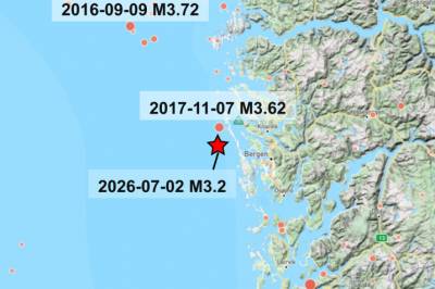 Jordskjelvet utenfor Bergen: Komplekse årsaker, ifølge NORSAR