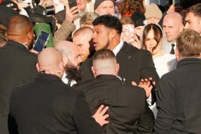 Kaos-scener i kjendisbryllup