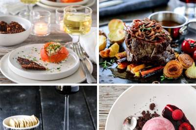 NYTTÅRSMENYEN 2025 – RØKELAKSMOUSSE, HELSTEKT INDREFILET, OSTETRIO OG SKOGSBÆRPARFAIT