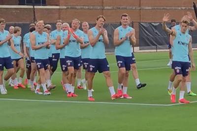 Ellevill stemning på Norge-trening