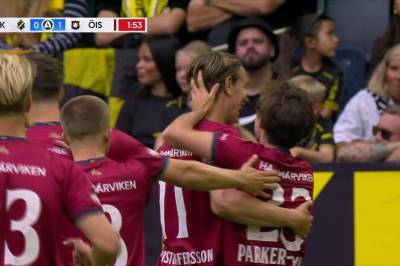 Noah Christofferson med mål mot AIK