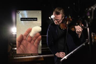 Felespelaren Ola Kvernberg har kappa seg i fingeren: – Helvìtis fokking fokk