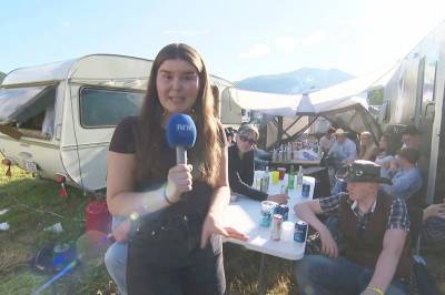 VM-stemning på countryfestivalen