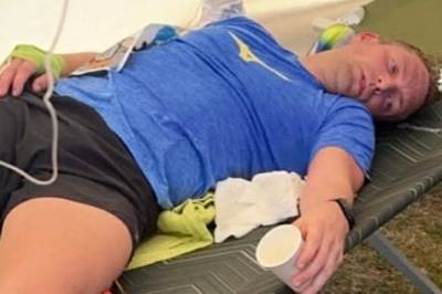 Kristoffer Løkberg gikk på kjempesmell: – Beina sviktet fullstendig