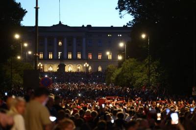 90.000 samlet i sentrum