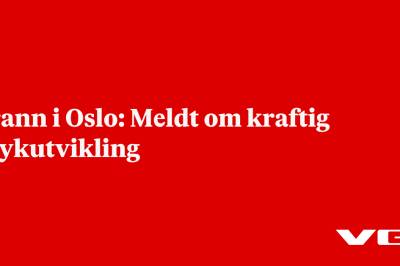 Brann i Oslo: Meldt om kraftig røykutvikling