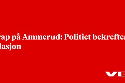Drap på Ammerud: Politiet bekrefter relasjon