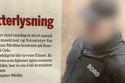 Etterlyste «tyv». Bildet er KI-merket