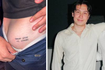 Eirik (20) tatoverte VM-drømmen på skinka: – Jeg angrer egentlig ikke