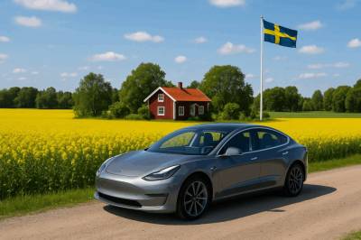 Stort gjennombrudd for Tesla i Sverige
