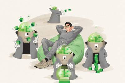 Plutselig er jeg blitt leder for fire heldigitale medarbeidere. Det føles som å ha fått jobb i fremtiden. 