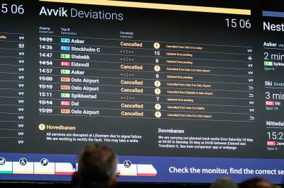 Oslo S blir stengt lørdag 17. januar