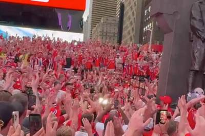 Norske fans erobret Times Square