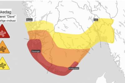 Dave kommer med ekstremt kraftige vindkast i Rogaland på søndag