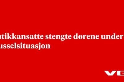 Butikkansatte stengte dørene under trusselsituasjon
