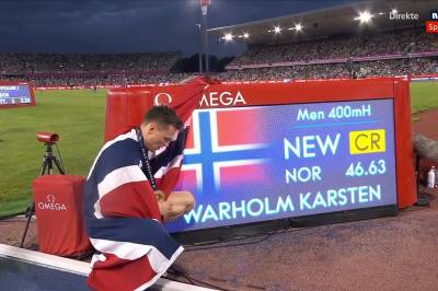 Se gulløpet til Karsten Warholm